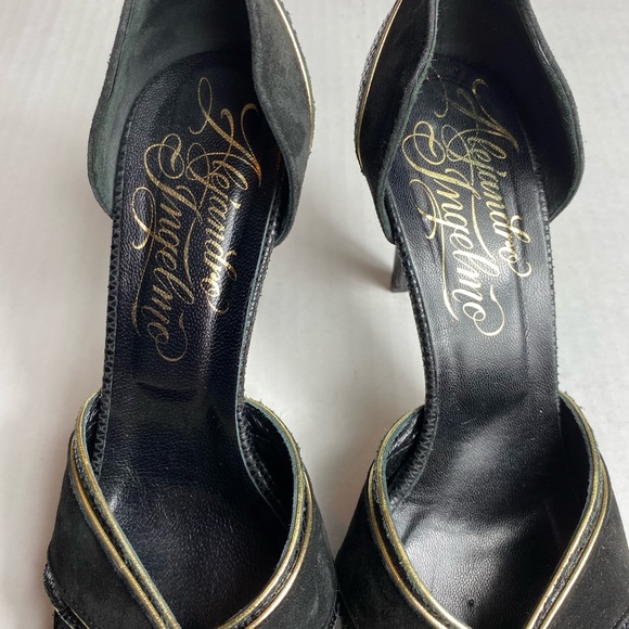 Alejandro Ingelmo black peep toe heels EUR size 40 - Picture 5 of 5